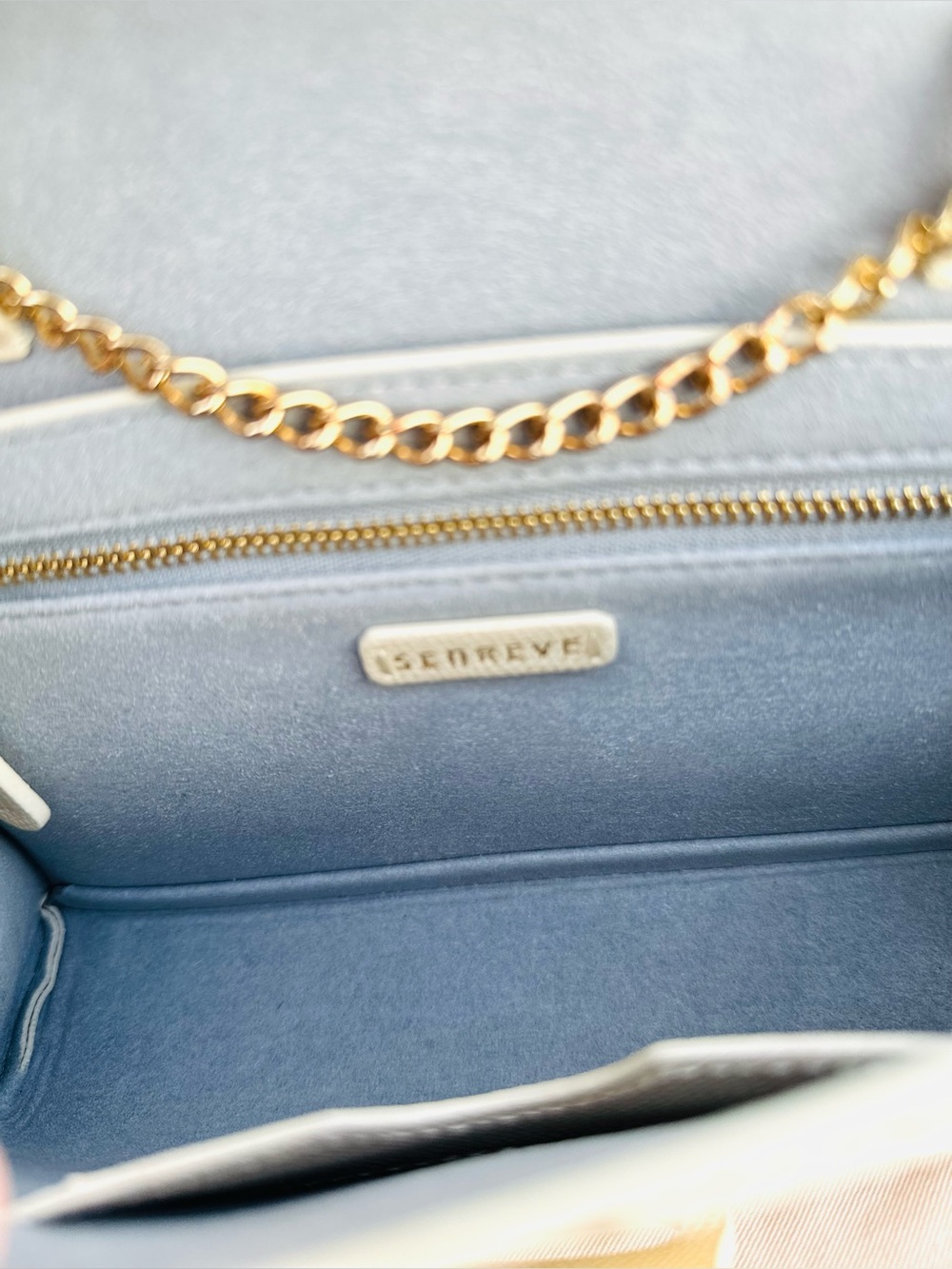 Senreve Cream Pebbled Leather Belt Bag 💙🌹 - Picture 4 of 8